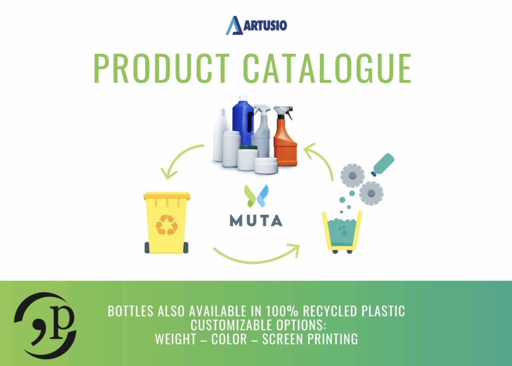 product catalogue plastic bottles